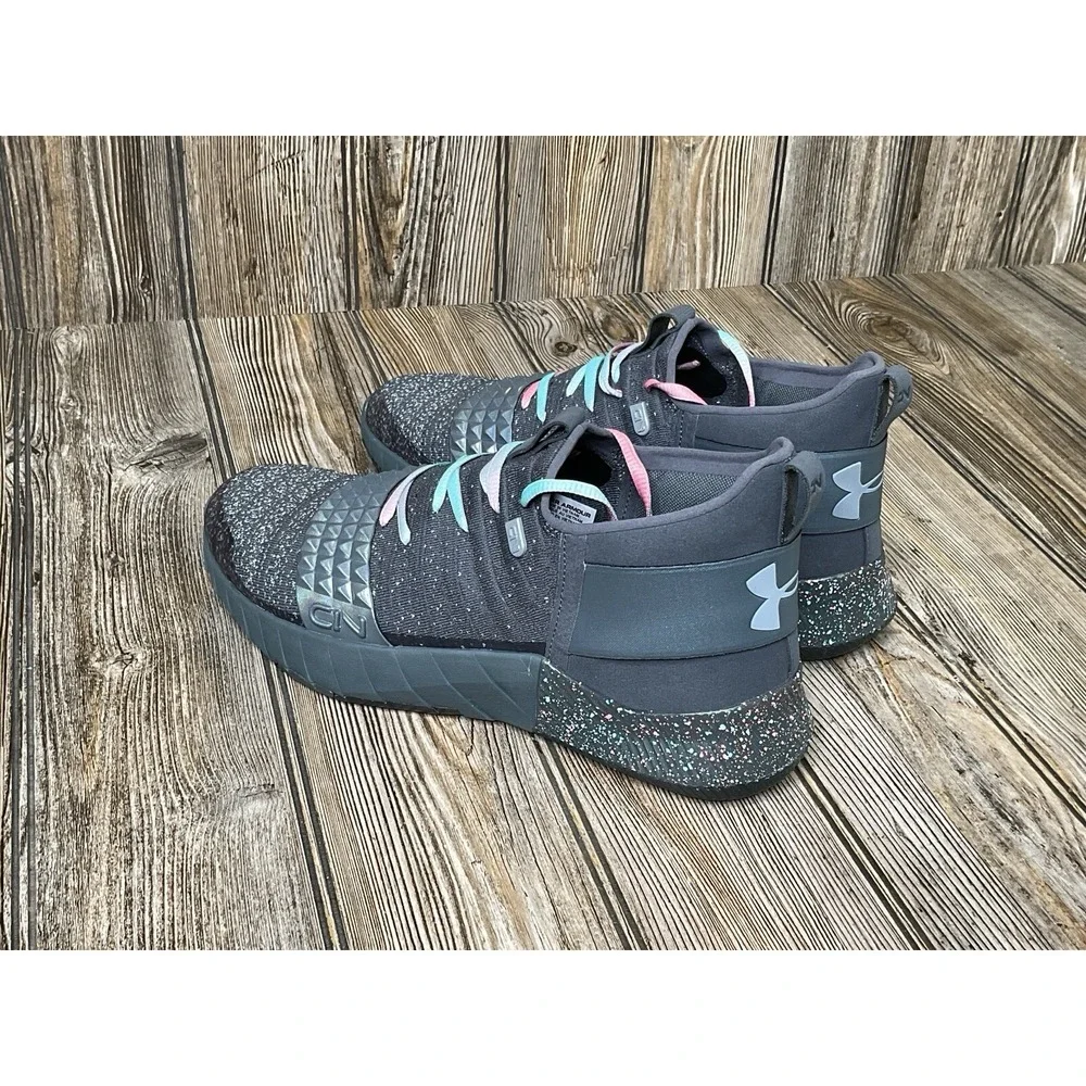 Under Armour UA Men's C1N Training Sneakers Shoes Rhino Grey Steel Size 8 US NEW